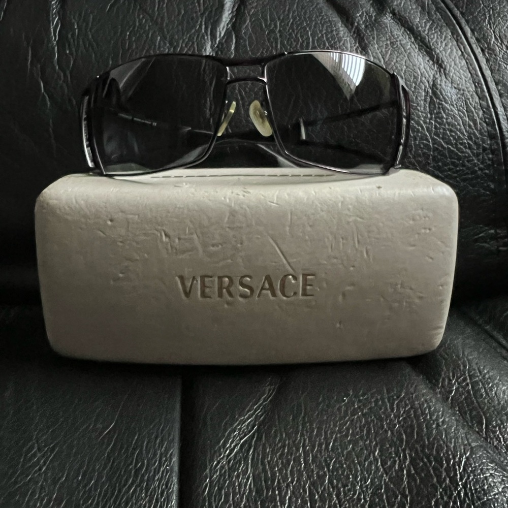 Versace purple sunglasses
